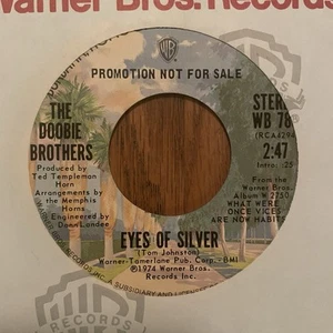 THE DOOBIE BROTHERS - EYES OF SILVER, WARNER BROS WB 7832, PROMO, 45 RPM, NM ! - Picture 1 of 4
