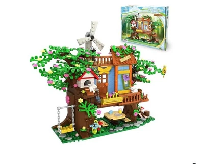 Dream City Bush Exploration Tree House Building Block Kit 824 Pieces NEW - Image 1 of 4