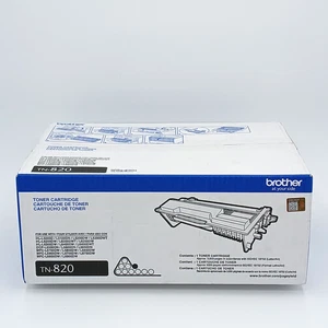 New Genuine Brother TN-820 Black Toner Cartridge Box HL-L5000D SEALED - Picture 1 of 5
