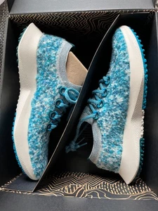 Allbirds NWB Women"s 10 Wool Dasher 2 Fluff Thrive Teal Sneaker Emerald $135 NEW - Picture 1 of 9