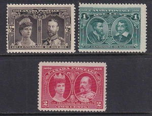 Canada Quebec Tercentenary Issues #96-98  All are MNH  CV $125.00  See* - Bild 1 von 2
