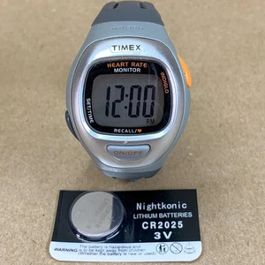 Timex T5G951 637 Digital Heart Rate Monitor Watch ONLY with Battery Tested Works - Picture 1 of 15