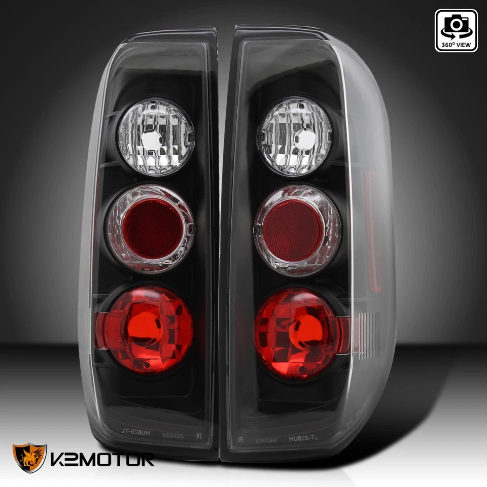 Black Fits 2005-2014 Frontier 2009-2012 Suzuki Equator Tail Lights Brake Lamps Foto 1 de 4