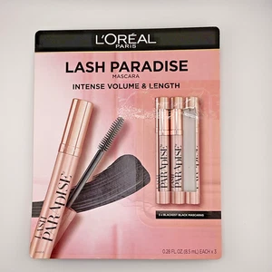 Rímel L'Oréal Paris Voluminous Lash Paradise - Juego de 2 negros más negros - Imagen 1 de 2