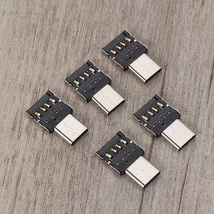 5pcs Usb Keychain Charger Connector Usb Cable Connector Aluminum Usb Adapter - Afbeelding 1 van 11