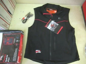 3 SETTINGS HEATED ELECTRIC VEST "E-DUO"  - INCLUDES 12V HOOK-UP  MENS SMALL BLK - Picture 1 of 14