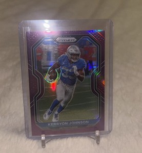 2020 Panini Prizm Purple Prizm /125 Kerryon Johnson #200