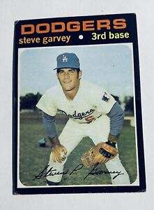 1971 Topps Baseball Steve Garvey Los Angeles Dodgers Rookie Card #341