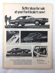 1967 FORD VINTAGE PRINT AD Sport Sprint Thunderbird Doorgate Automobile - Picture 1 of 1