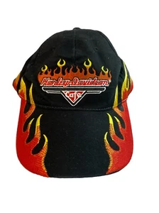 Harley Davidson Cafe Las Vegas Mütze Cap verstellbar Strapback schwarz Flamme Unisex - Bild 1 von 10
