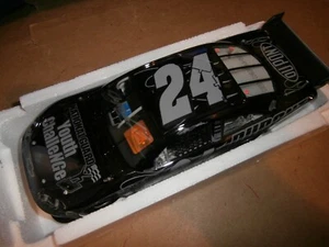 Jeff Gordon #24 Die Cast 09 Black Chrome Chevy 1:24 National Guard Youth SIGNIERT - Bild 1 von 10