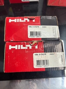 Confezione da 2 (100/box) HIlti Fissaggio X-C 62 P8 Chiodi da Legname a Calcestruzzo 2-1/2" 388541 - Foto 1 di 5