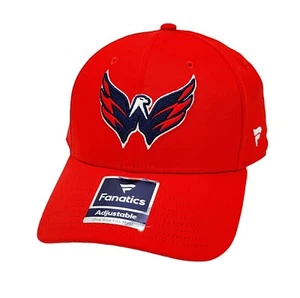 Washington Capitals Fanatics Branded Core Team Logo Strapback OSFM Hat Cap NEW - Picture 1 of 6