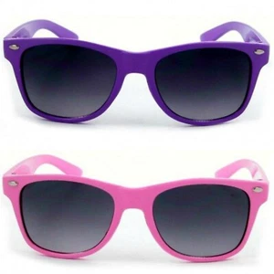 Kids Sunglasses Vintage Wayfarers For Children Boys & Girls W UV400 Protection - Picture 1 of 4