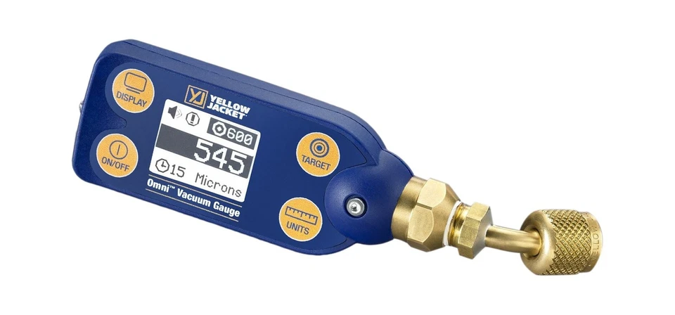 YELLOW JACKET 69020 Omni Digital Vacuum Gauge with 1/4" Coupler - Image 1 of 1