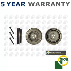 BGA Crankshaft Pulley Set Fits Ford Transit Citroen Relay 2.2 dCi HDi - Picture 1 of 3