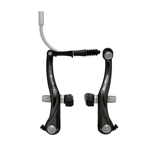 SunRace Brake Front V Brake Cables Levers Fittings MTB Mountain Bike Black - Picture 1 of 7