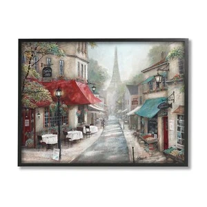 Stupell Industries Parisian City Streets Traditional Countryside Bistro Archi... - Picture 1 of 9