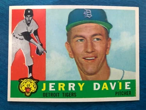1960 TOPPS BASEBALL CARD JERRY DAVIE #301 (NM) - Foto 1 di 2