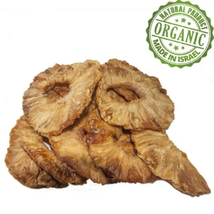 100% orgánica piña seca natural kosher natural israelí fruta seca pura - Imagen 1 de 3