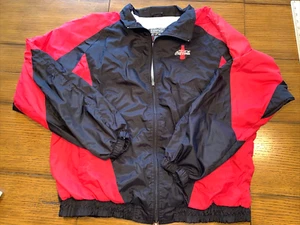 Coca Cola Coke Jacket Windbreaker Full Zip Hartwell ViaSport Vintage Men's XL - Picture 1 of 6