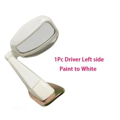 Espejo retrovisor asistente de visión lateral izquierdo blanco 1 pieza para Toyota Land Cruiser LC80 1991-1997 Foto 1 de 4