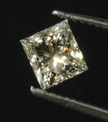 Diamante suelto certificado GIA .55ct I1 J corte princesa vintage antiguo natural Foto 1 de 4