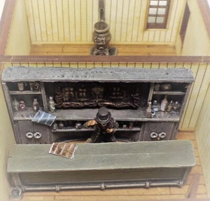 New! 28mm Old Wild West Western SALOON BAR INTERIOR SET #3 - Picture 1 of 2