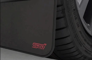 Subaru Sti Logo Mud Flap Set of 4 Black 2022-2025 BRZ J101SCC100 Genuine OEM - Picture 1 of 1