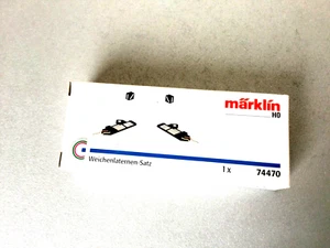 74470 MÄRKLIN HO-Set wissellantaarns/Set eclairages pour C-aiguillage (B1100754) - Foto 1 di 1