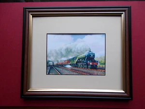 FLYING SCOTSMAN PRINT FRAMED - Picture 1 of 1