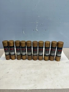 FRN-R-50 Bussmann Fusetron Time-Delay 50A/250V (LOT OF 10) NOS FREE SHIPPING - Picture 1 of 5