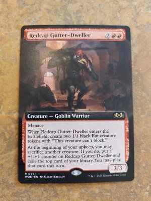 Redcap Gutter Dweller Full Art Borderless Rare [ Excellent ] [ Magic MTG ] - Image 1 of 2