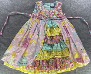 Jelly the Pug Sz 6X Girls Hello Spring Easter Eggs Floral Twirl Dress
