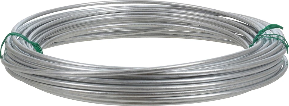 9 Gauge Galvanized Silver Wire for DIY Projects Garden Workshop and Fencing - Image 1 of 1