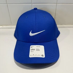 Nike Legacy91 Hat Unisex One Size Dri-Fit Royal Blue Tech Baseball Swoosh Cap - Picture 1 of 5
