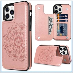iPhone 12 Pro Max (6.7 Inch) Cell Phone Case Pink Credit Card Holder New - Picture 1 of 5