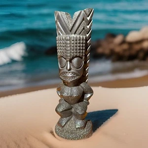 Coco Joes Kanaloa antike polynesische Lava Tiki Statue Hawaii 8,5" 291 - Bild 1 von 7