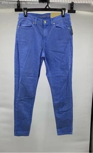 NWT Michael Kors Women's Blue Medium Wash Denim Skinny Leg Jeans Size 8 - Picture 1 of 10