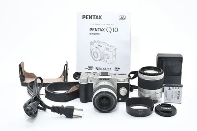 [COMO NUEVA] Cámara digital Pentax Q10 12,4 MP 5-15 mm F/2,8-4,5 15-45 mm F2,8 de JAPÓN Foto 1 de 4