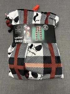 Disney Nightmare Before Christmas weiche Fleece-Schlafhose Damengröße XLarge neu mit Etikett - Bild 1 von 2