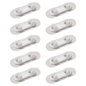 10 Stück Selbstklebende Kabelclips Kabel Organizer Praktische Drahtclips Kabelversorgung - Bild 1 von 12
