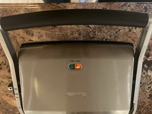 Breville Heavy Duty Stainless Steel Panini Hot Sandwich Grill Press - Picture 1 of 14