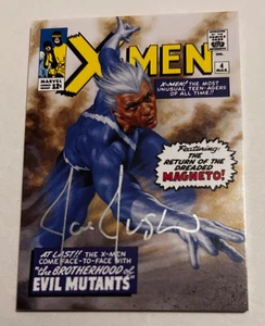 2016 Marvel Masterpieces What if? Autograph #45 Quicksilver 5/10 NM/M - Picture 1 of 3