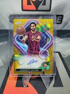 2023 Topps Chrome Cosmic Gold Auto Variation JARRETT ALLEN  /50 - Picture 1 of 2