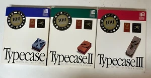 Typecase I, II, III Truetype Fonts für Windows - 3 1/2 Disks Open Box - Bild 1 von 5