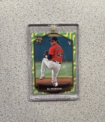 2022 Topps Transcendent VIP Party #64 Eli Morgan 1/1 Rookie Card Cleveland RARE - Image 1 of 2