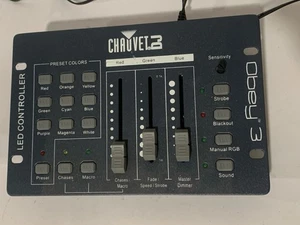 Chauvet Obey 3 Universal DMX Lighting Controller, LED Light Adjust - Picture 1 of 4