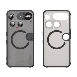Pour Rien Téléphone (3), Coque Téléphone Luxe Slim Souple Pare-chocs Panneau Semi Transparent - Photo 1 sur 21