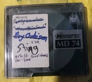 MemorexMD 74/Mini Disc/Tested/Working/Comes W/Plastic Case/Pre-Record/Recordable - Picture 1 of 4